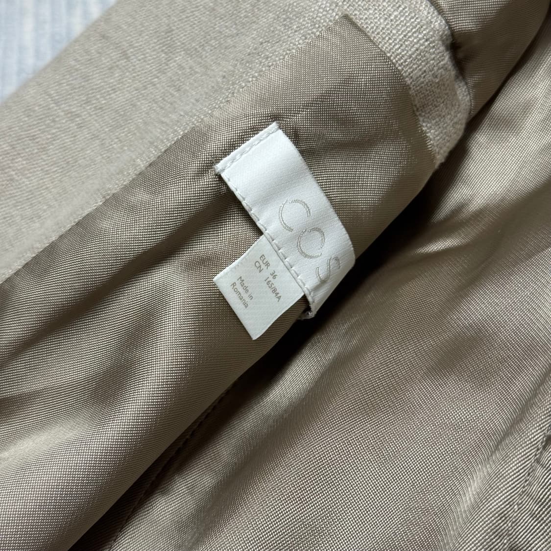 COS 리넨 자켓 원피스 셋업 (여성용) 상품이미지5