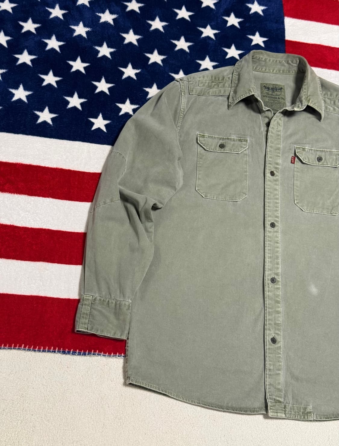 리바이스 밀리터리 헤비 코튼셔츠 Levi’s Vintage Shirt 상품이미지2