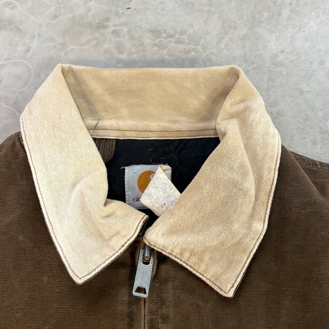 90s USA 칼하트 산타페 자켓 브라운 CHT 체스넛 JQ3282 상품이미지4