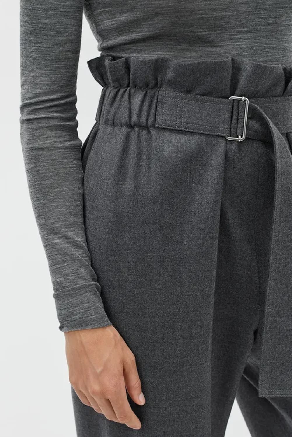 Arket Relaxed Flannel Trousers 상품이미지2