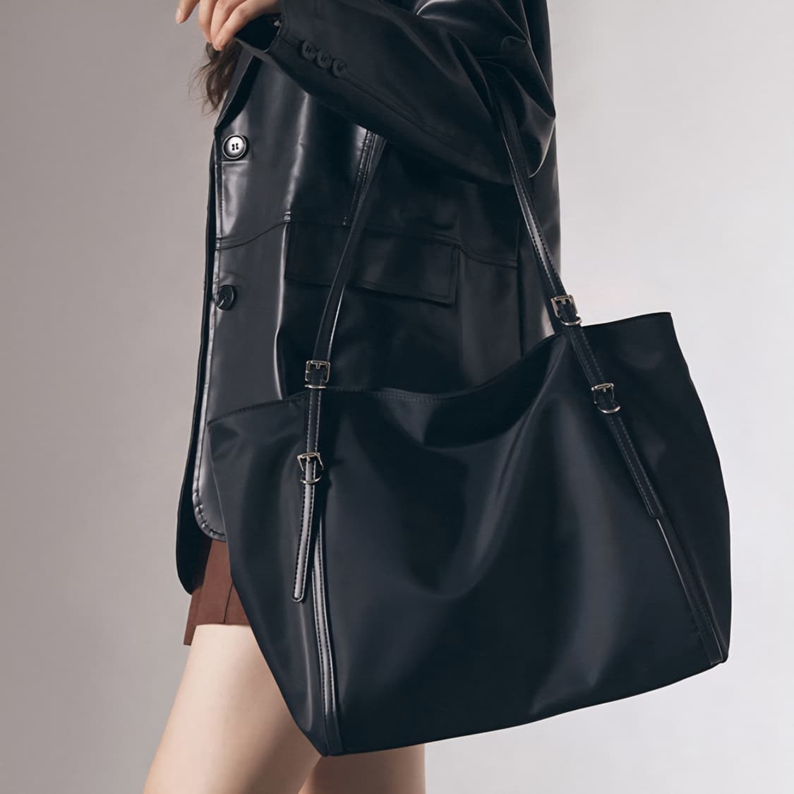 (새상품)슈펜 나일론 쇼퍼백 상품이미지1