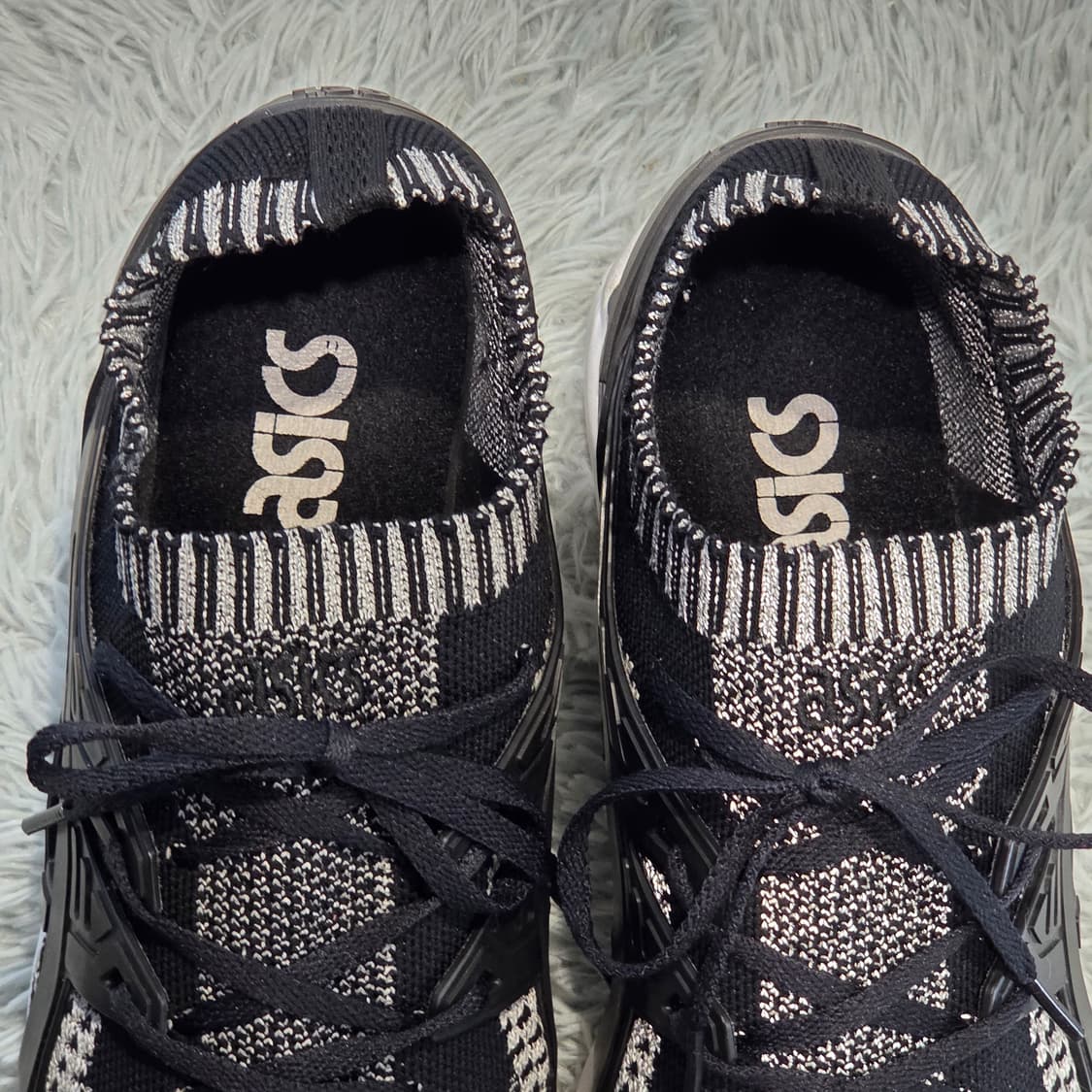 2w-23:아식스 젤 카야노 니트 H7S3N 블랙 255cm 상품이미지6