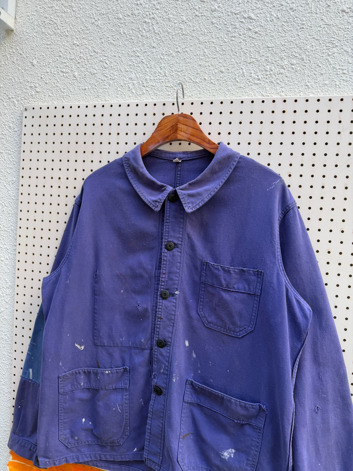 50s OLD MODEL ROUND COLLAR 올드모델 프렌치워크자켓 상품이미지5