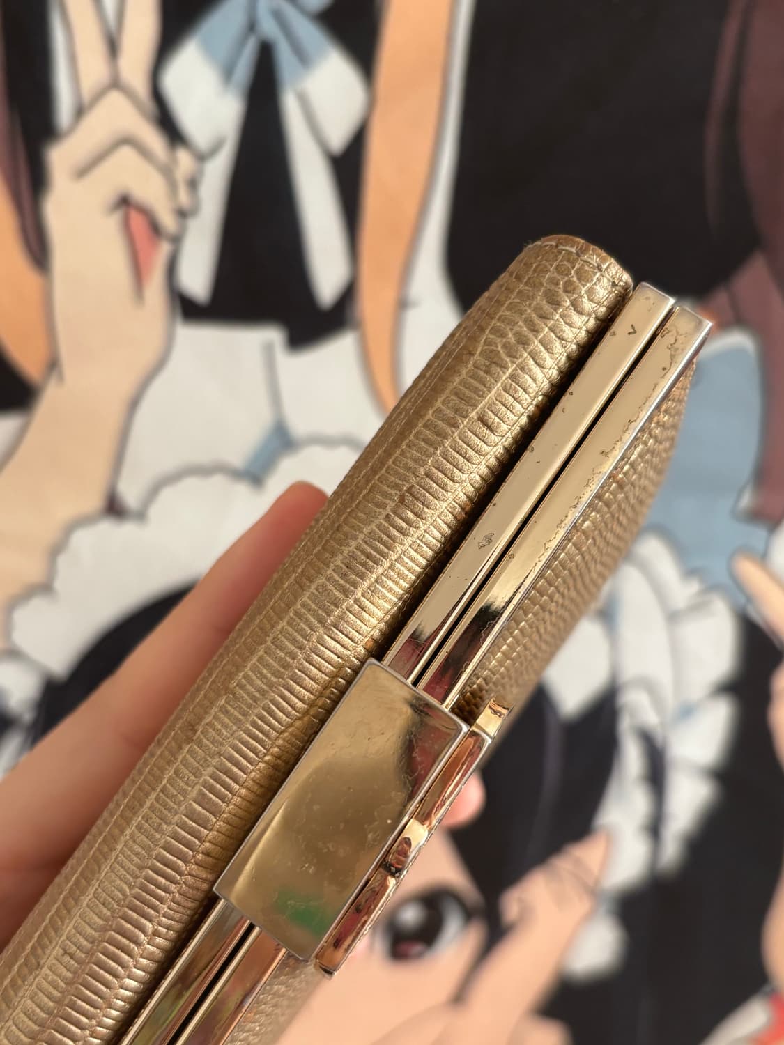 빈티지 희귀 골드 하트 러브캣 지갑 갸루깔 오네갸루 히메갸루 라떼갸루 상품이미지4