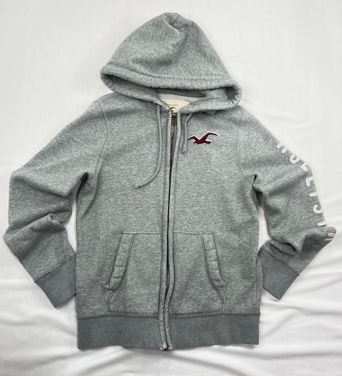 홀리스터 그레이 후드집업 상품이미지1