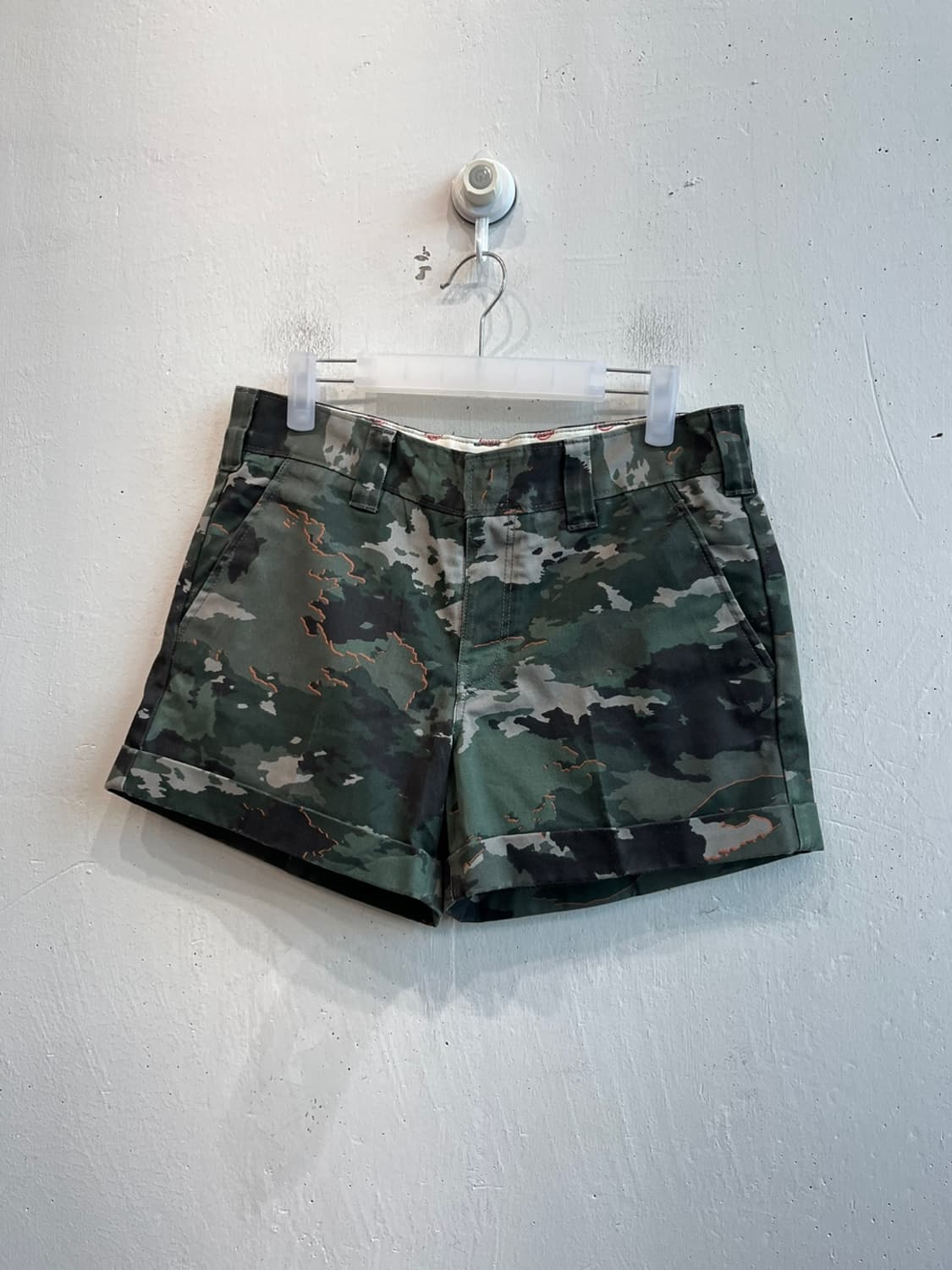 디키즈 카모플라쥬 쇼츠 반바지 우먼즈 상품이미지1