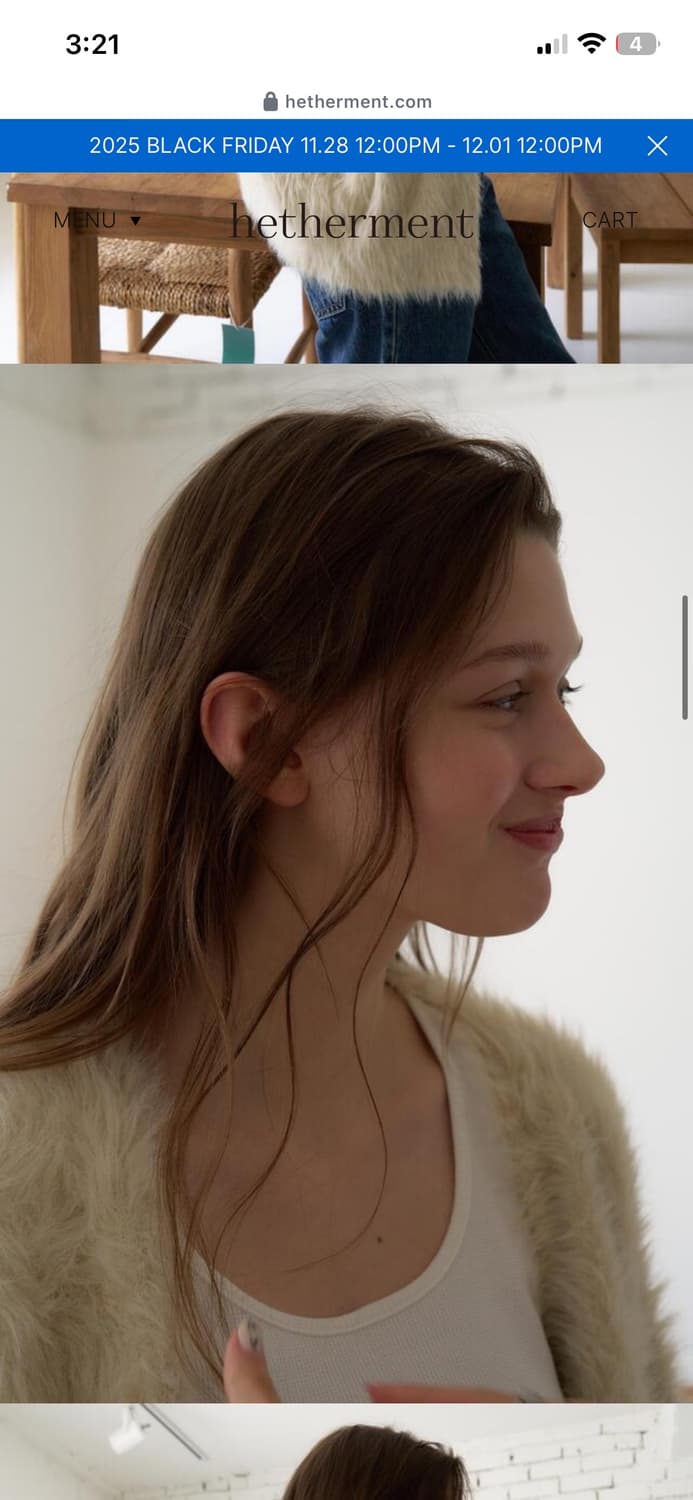 헤더먼트 테디 포켓 가디건 상품이미지4