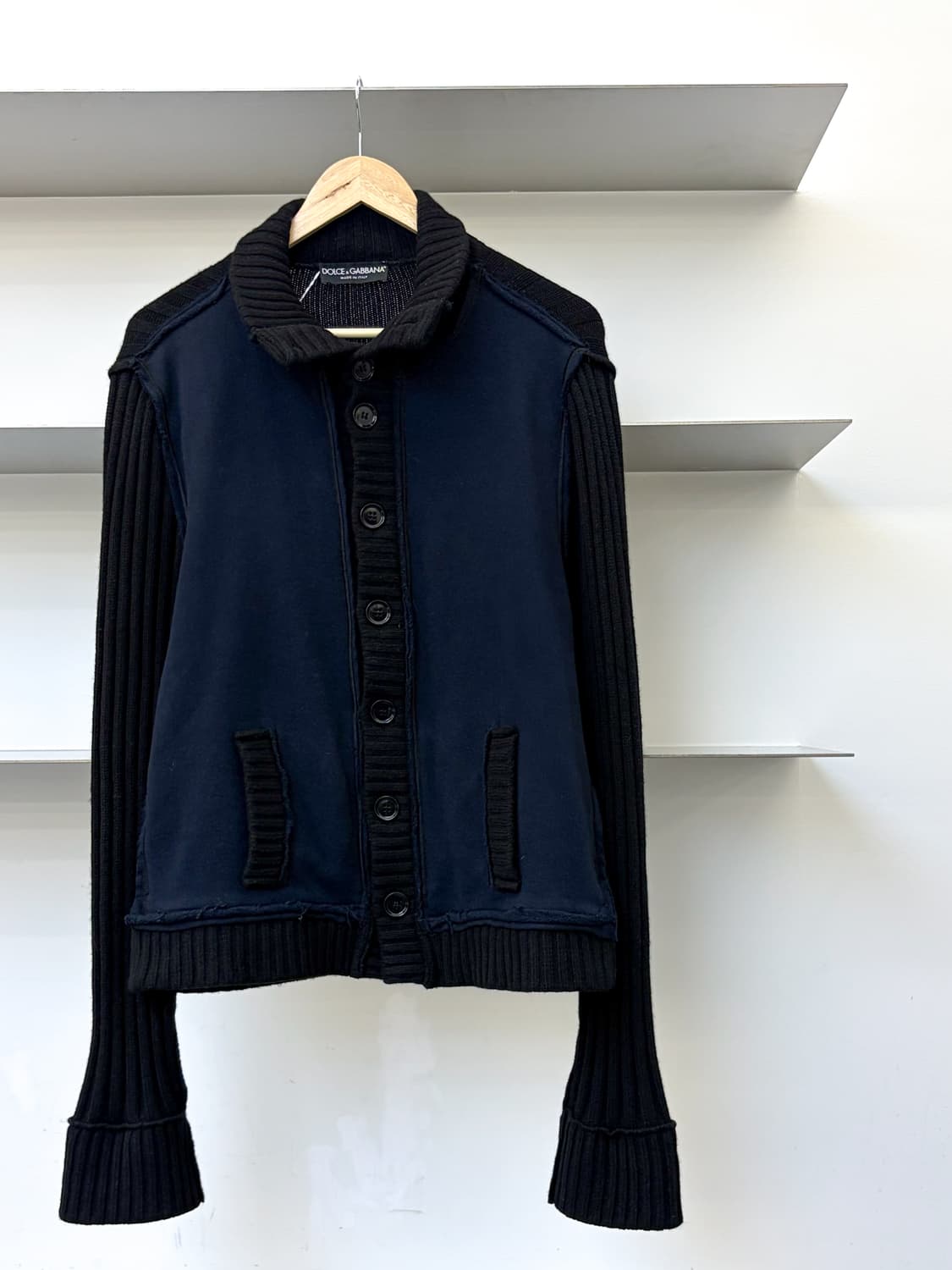 돌체앤가바나 캐시미어 리브드 가디건 상품이미지2