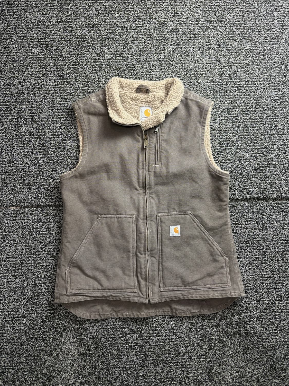 칼하트 모크넥 쉐르파 워시드 캔버스 덕 베스트 2522 상품이미지2