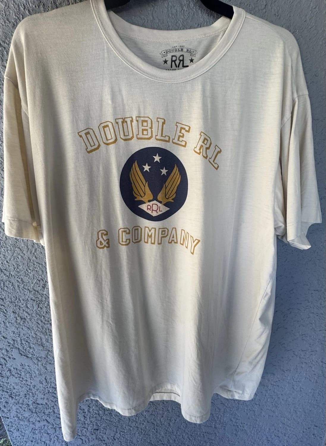 2XL 더블알엘 윙 로고 저지 티셔츠 상품이미지2