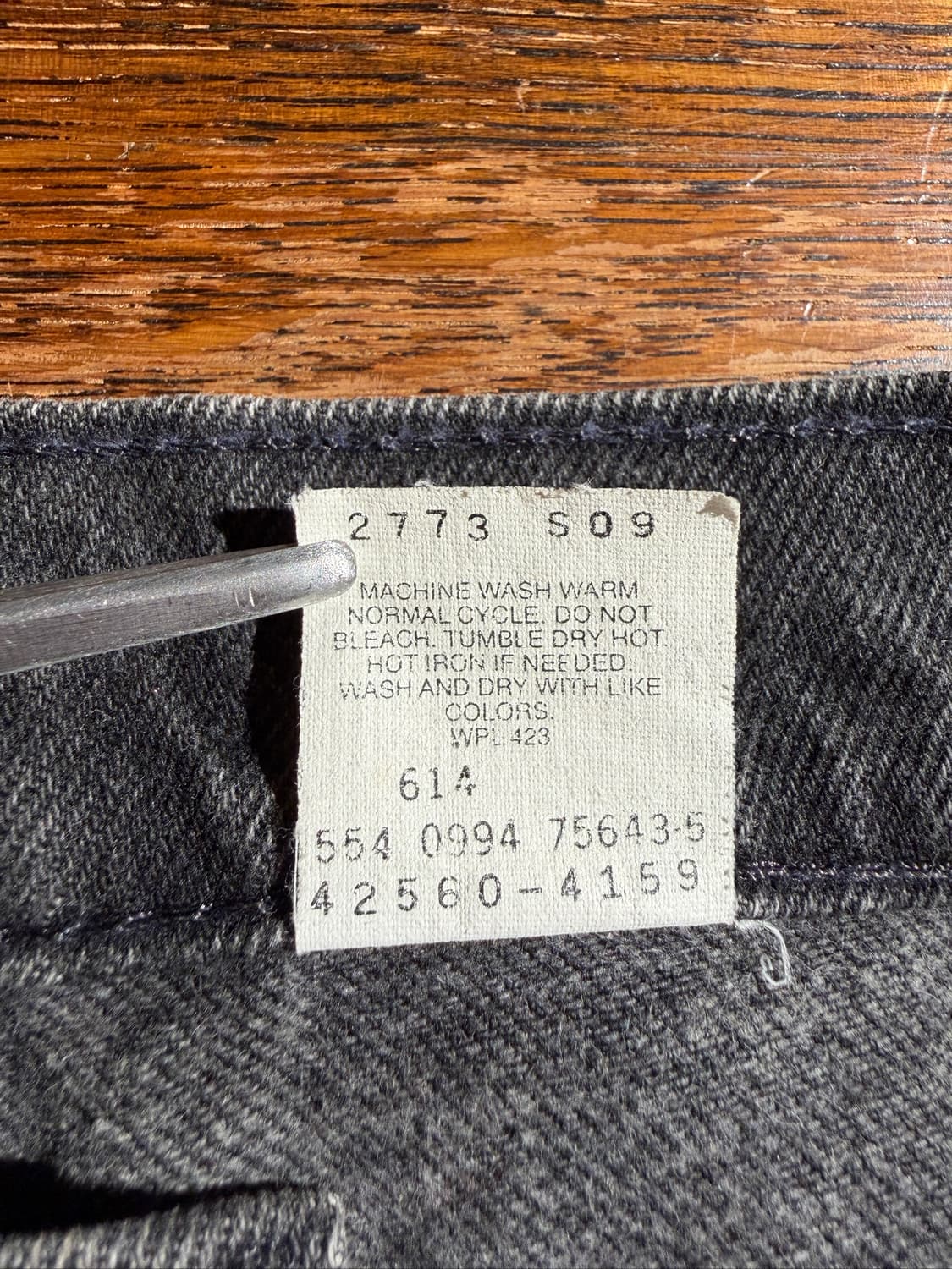 90's Levi's 560 Orange(30,Made In U.S.A) 상품이미지8