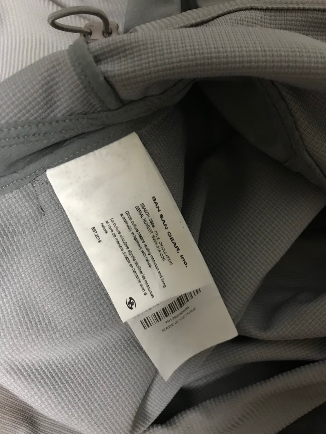 산산기어 듀얼 쉐이드 자켓 그레이 25SS [3size] 상품이미지5