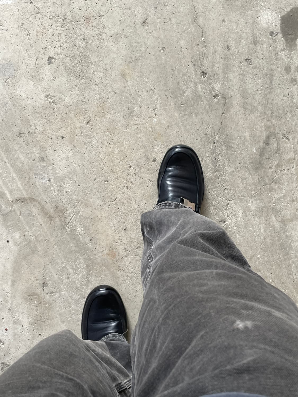 00s Prada Sports Buckle Black Loafers  상품이미지4