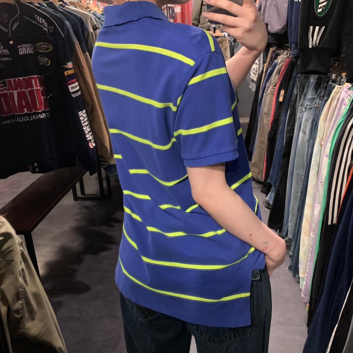 [IM] 폴로 랄프로렌 반팔 피케 셔츠 블루 상품이미지7