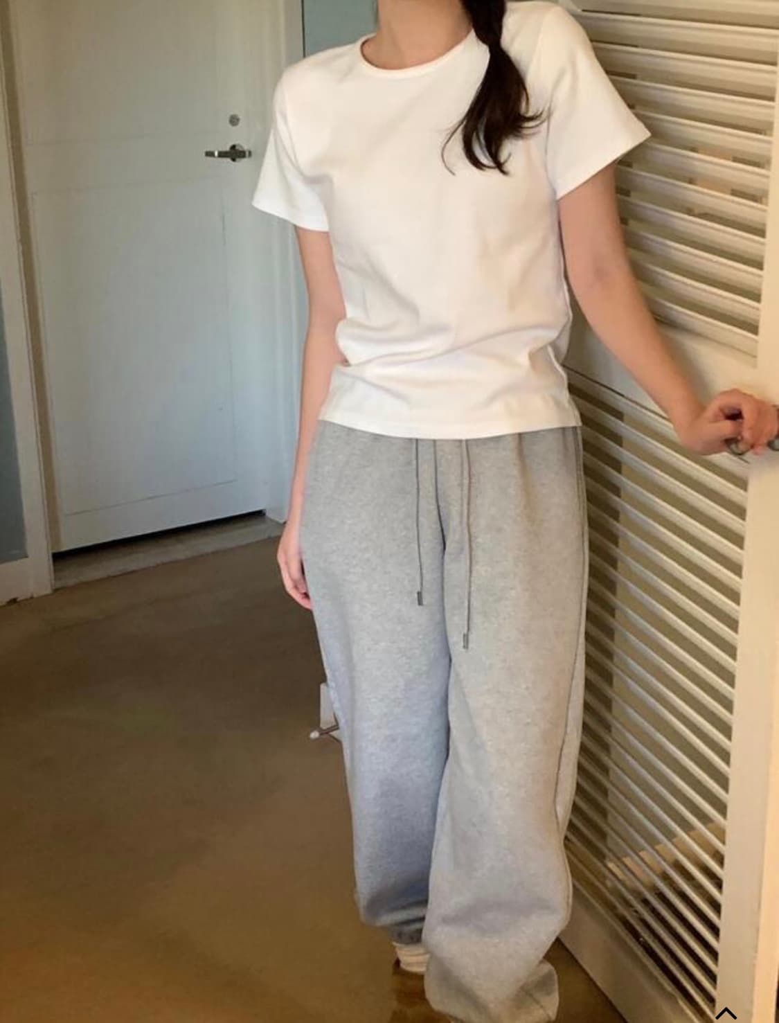 피터앤웬디 윈터 스쿱 조거팬츠 그레이 (기모 안감, 뒷주머니 있음) 상품이미지1