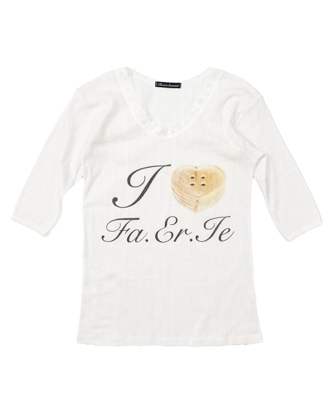 샵페어리 레이스 티셔츠 lace t-shirt 상품이미지1