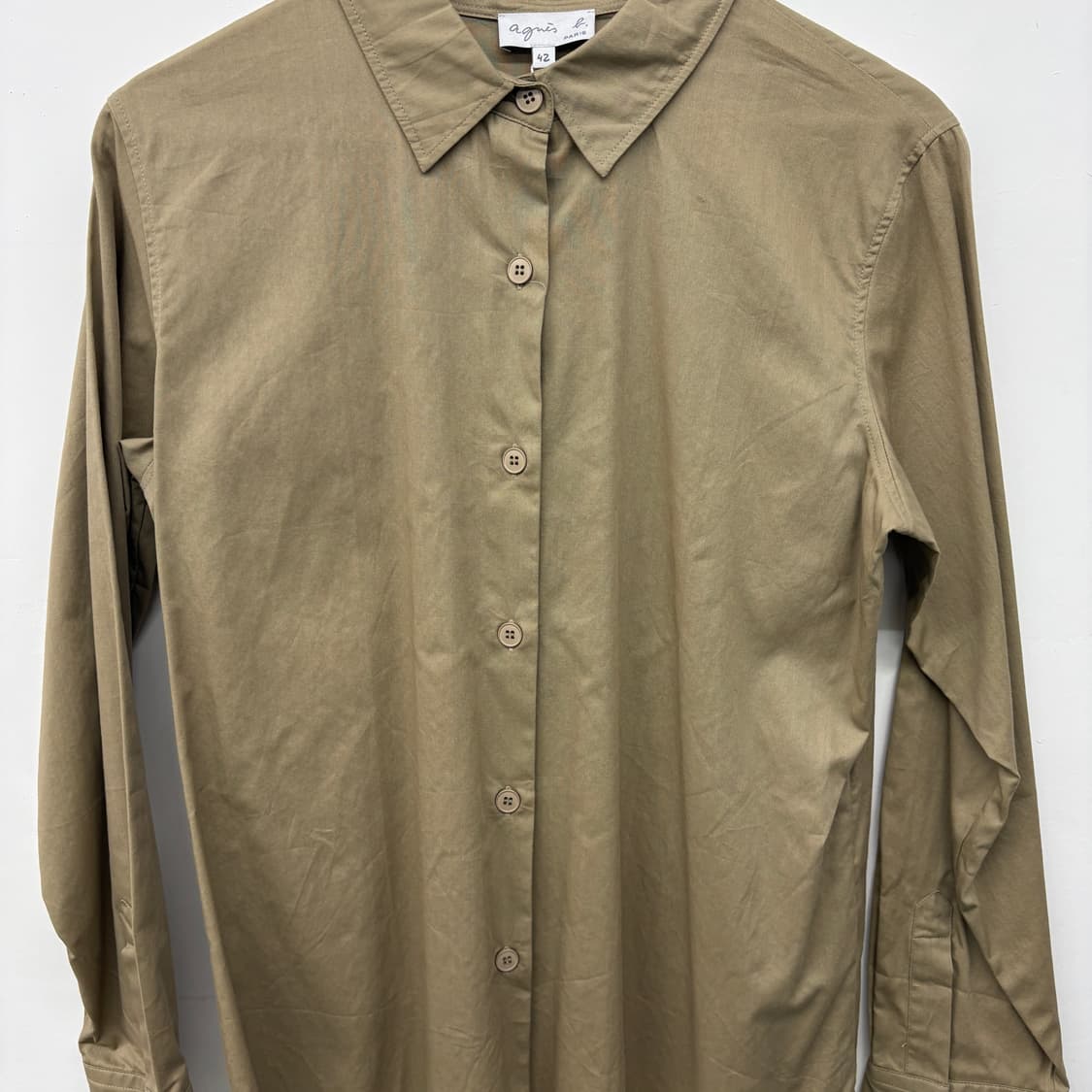 아네스베 여성 셔츠 진베이지 여/M 상품이미지2