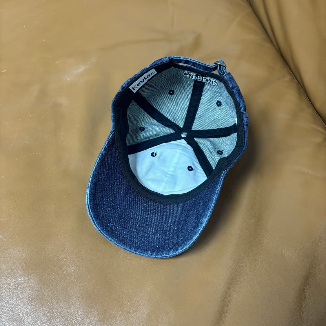 슈프림 S로고 6패널 볼캡 모자 22ss 케블라 데님 상품이미지6