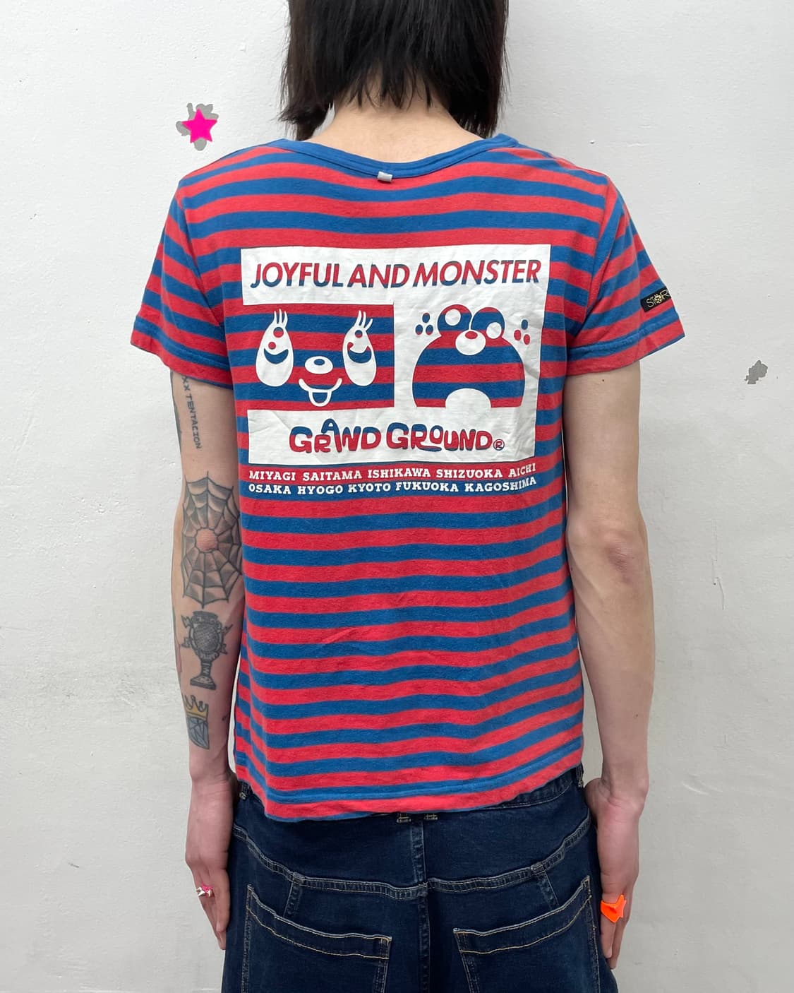 Jam Stripe Bear T-shirt 상품이미지2