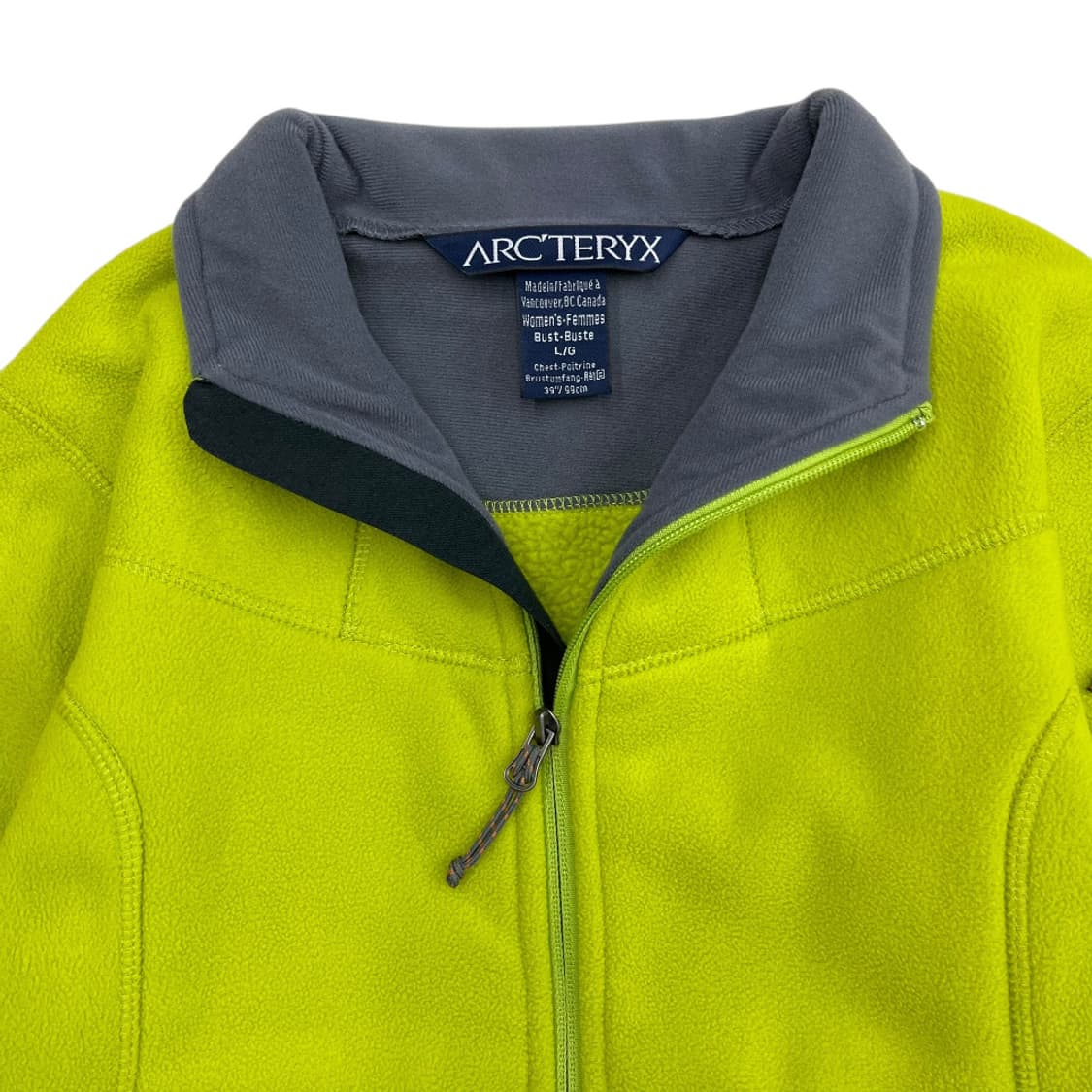 아크테릭스 네온라임 후리스 집업 L 상품이미지6