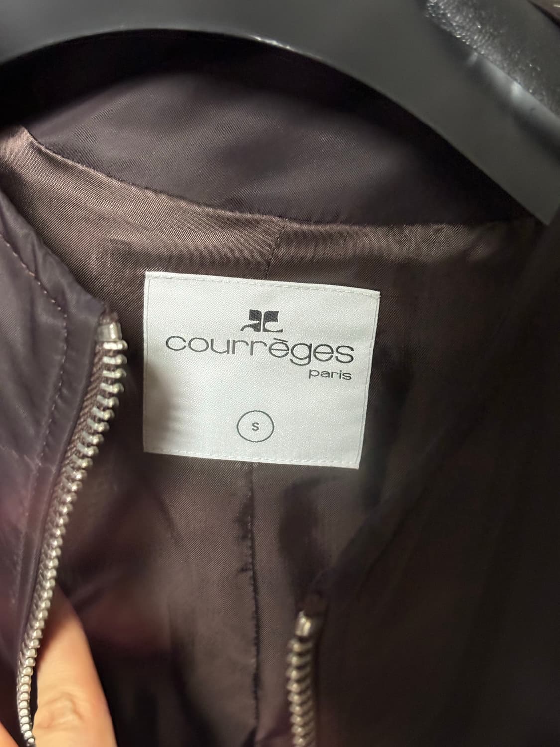 꾸레쥬 보우칼라 봄버재킷 상품이미지7