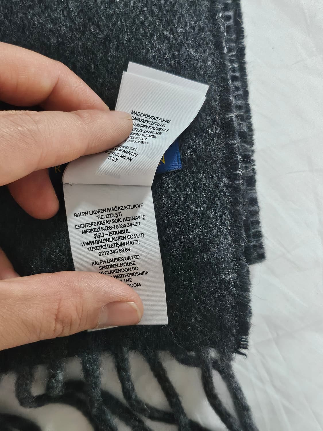 폴로랄프로렌 울혼방 머플러 25X140 상품이미지6