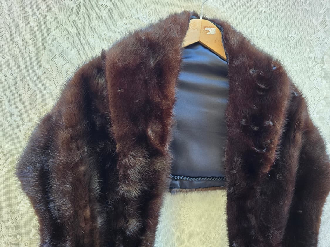 풀스킨 밍크 케이프숄 상품이미지2