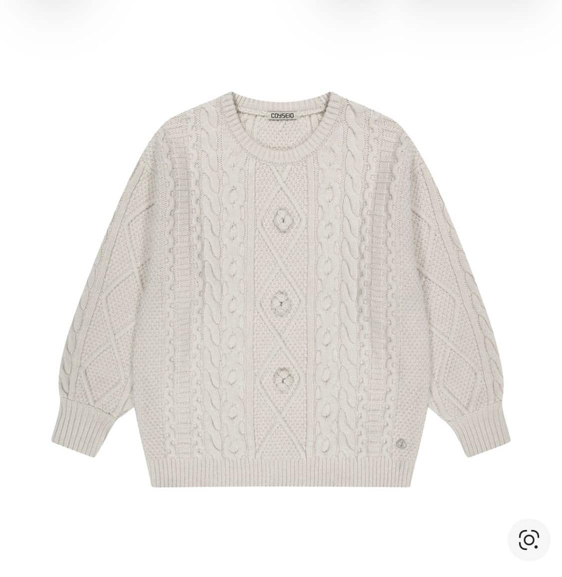 (택ㅇ) 코이세이오 폼폼니트 아이보리 상품이미지2