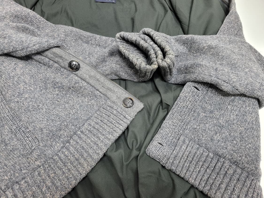 HAZZYS 헤지스 렉스퍼 방풍 울 집업 가디건 / 남 105 진그레이
 상품이미지6