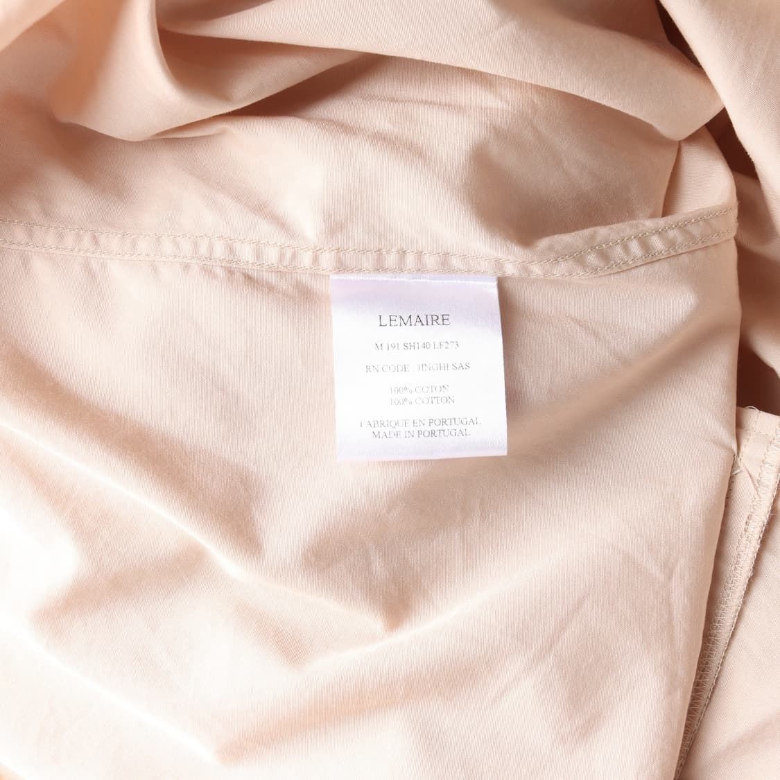 르메르 핑크 노카라 포켓 오버핏 긴팔 롱 긴팔 셔츠 M
 상품이미지6