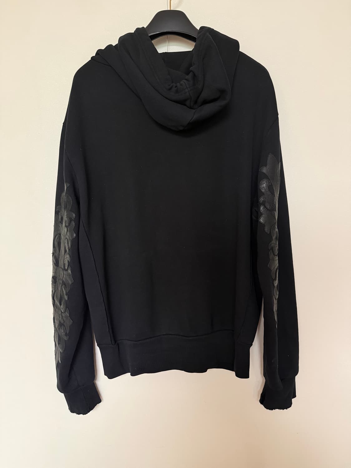 빈티지 크롬하츠 레더패치 후드집업 상품이미지6