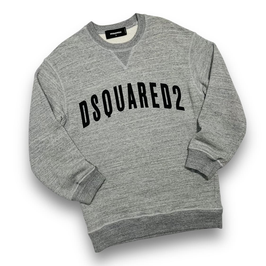 디스퀘어드2 스펠아웃 로고 그레이 맨투맨 상품이미지2