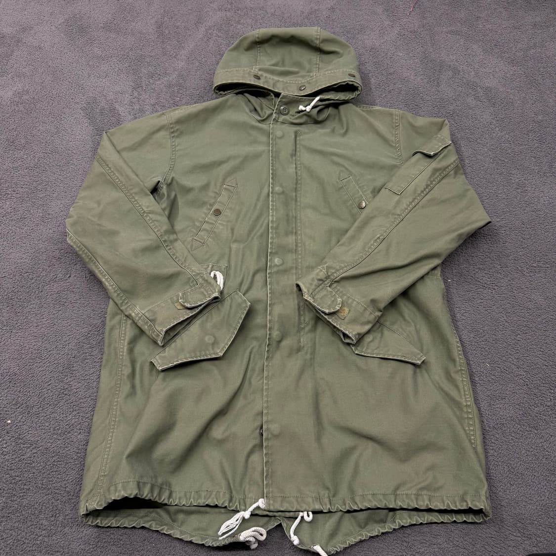 [정품/S] 알파인더스트리 더스터 M-51 피쉬테일 파카 c1 상품이미지2