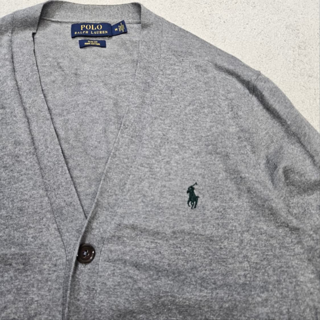 폴로 랄프 로렌 신형 피마 코튼 가디건 M 상품이미지3