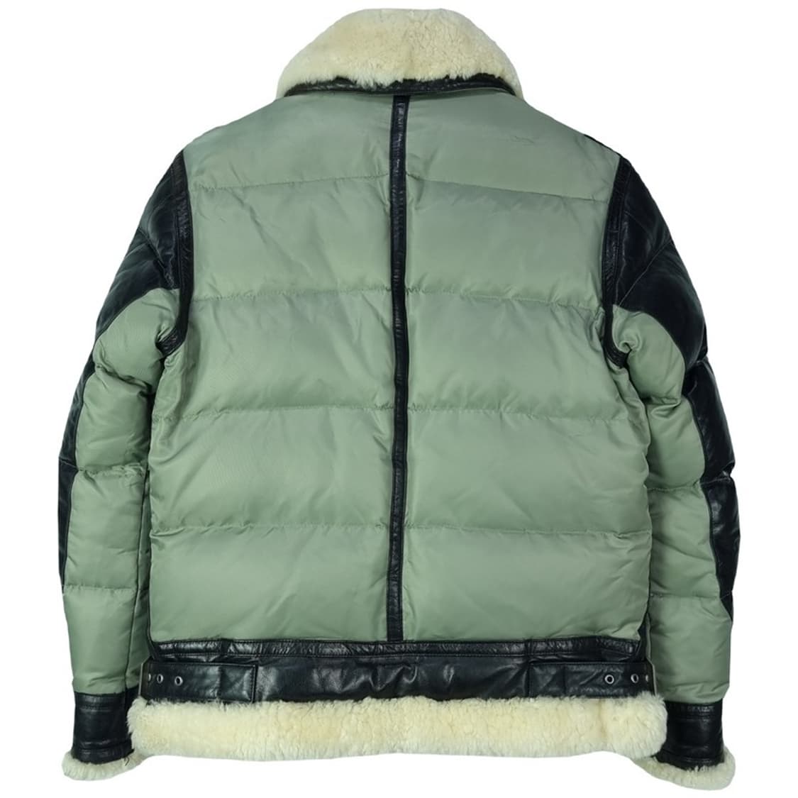 [스투시 X 알파인더스트리] 고트스킨 덕다운 레더 무톤 패딩 P01369 상품이미지3