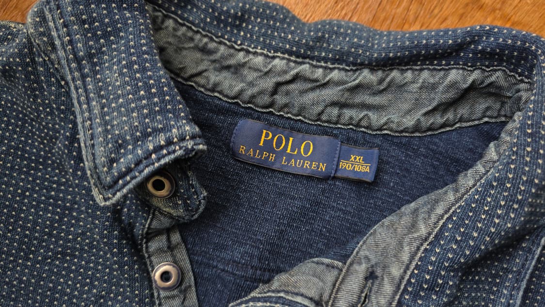 랄프 로렌 네이비 코튼 셔츠 XXL 상품이미지2