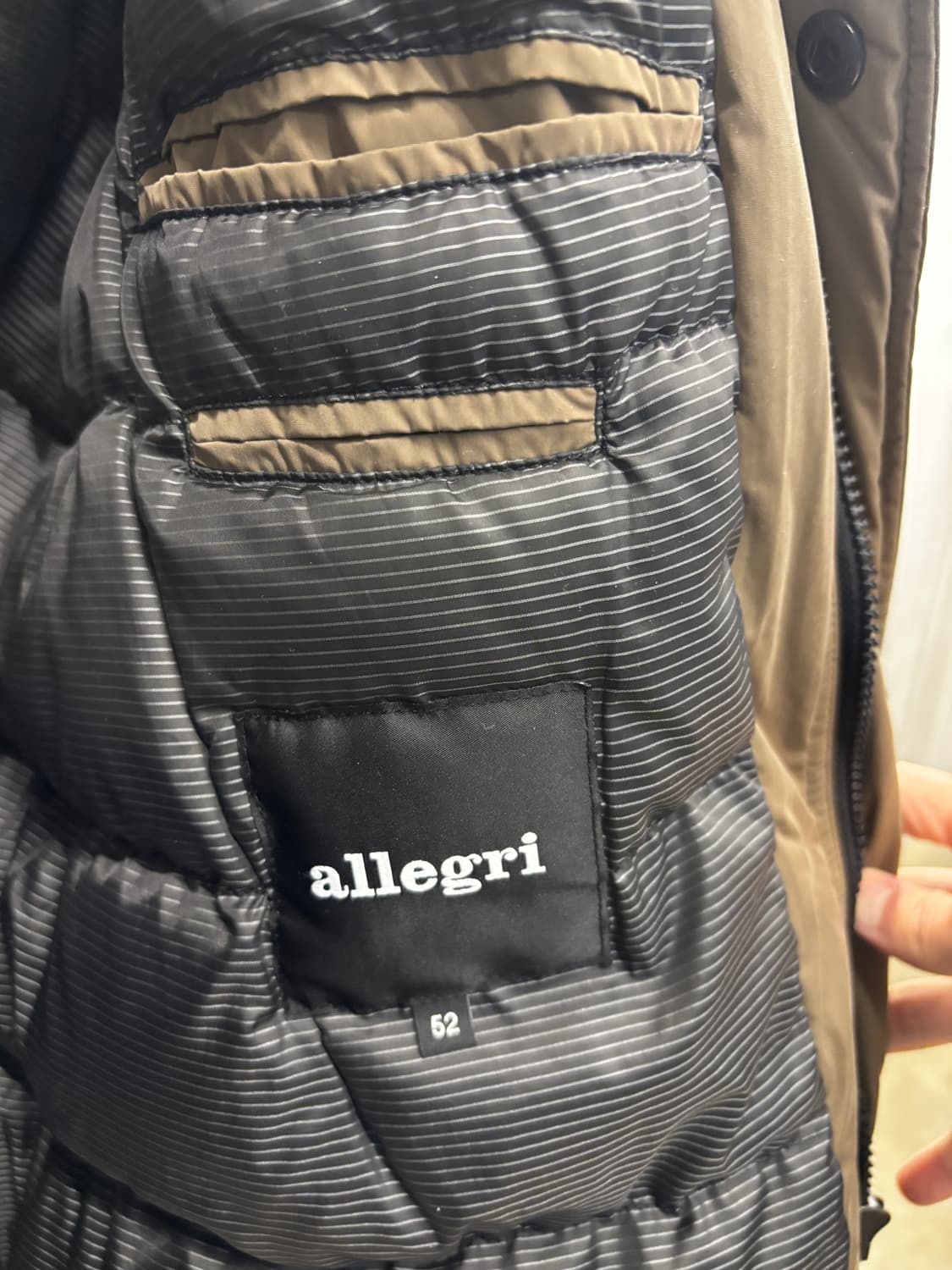 알레그리 남성 구스다운 패딩 코트 52 상품이미지7