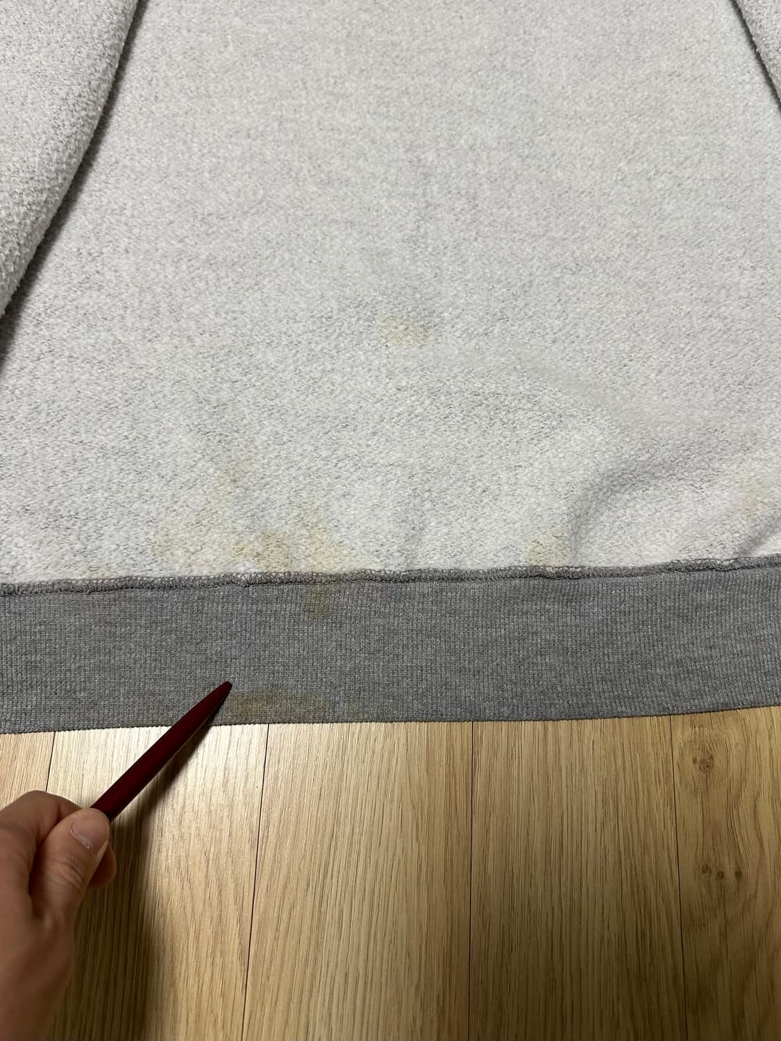 90s 빈티지 러셀 후드집업 그레이 M 상품이미지9