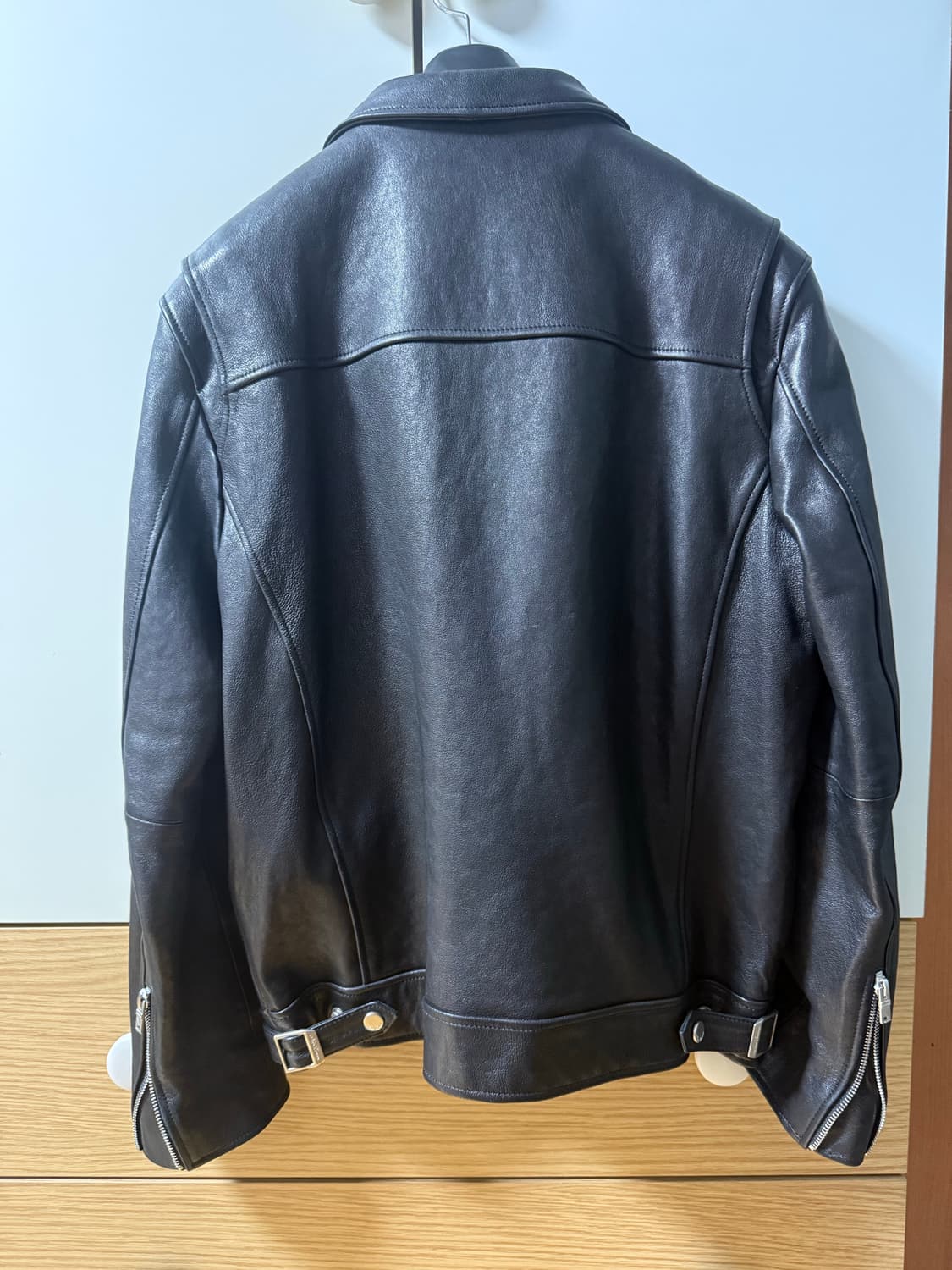 느와르 라르메스 싱글 레더자켓 48 상품이미지2