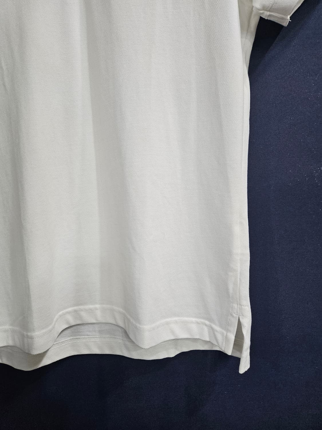 나이키 자수로고 화이트 남성 100 카라반팔티  상품이미지5