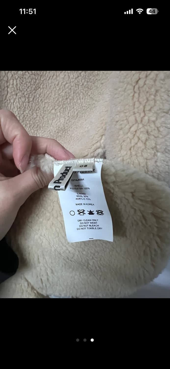 더오픈프로덕트 오픈yy 무스탕 자켓 상품이미지3