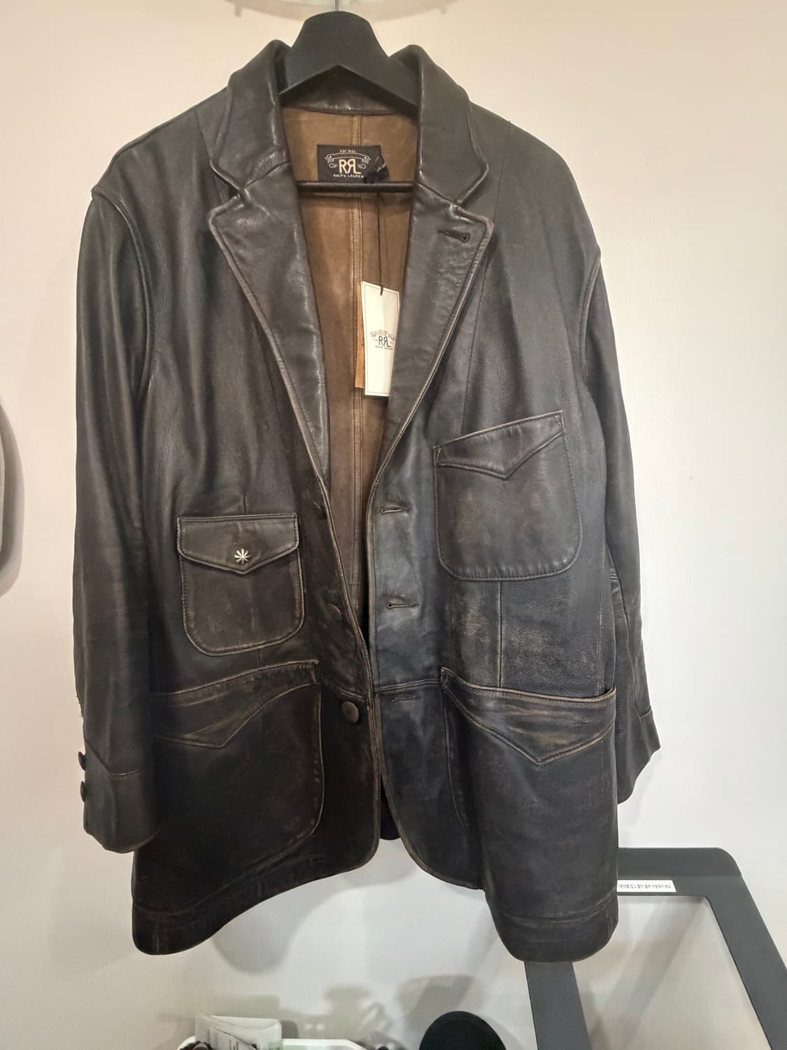 Rrl Sports Leather jacket L 상품이미지2