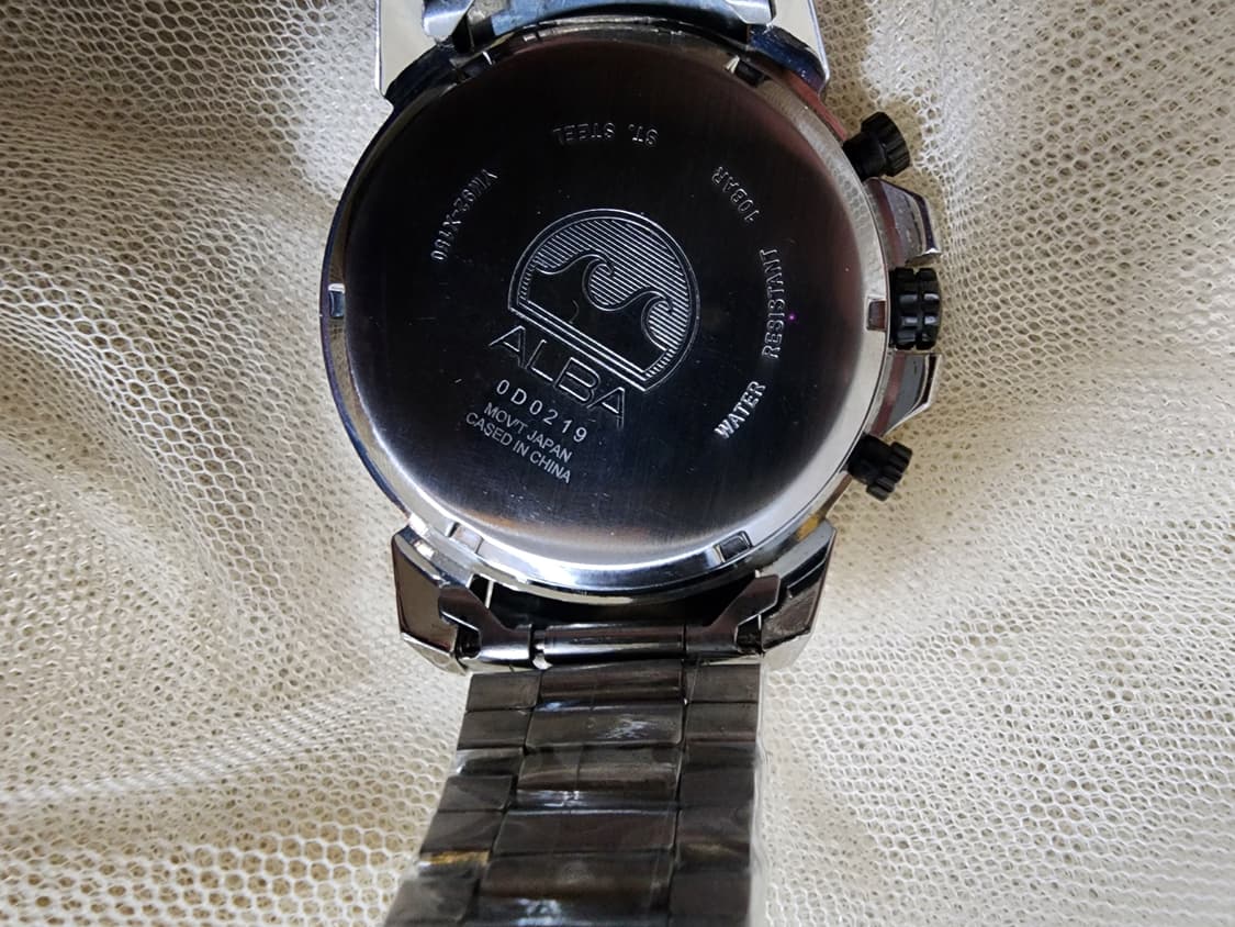 세이코 알바 메탈 크로노그래프 시계 상품이미지2