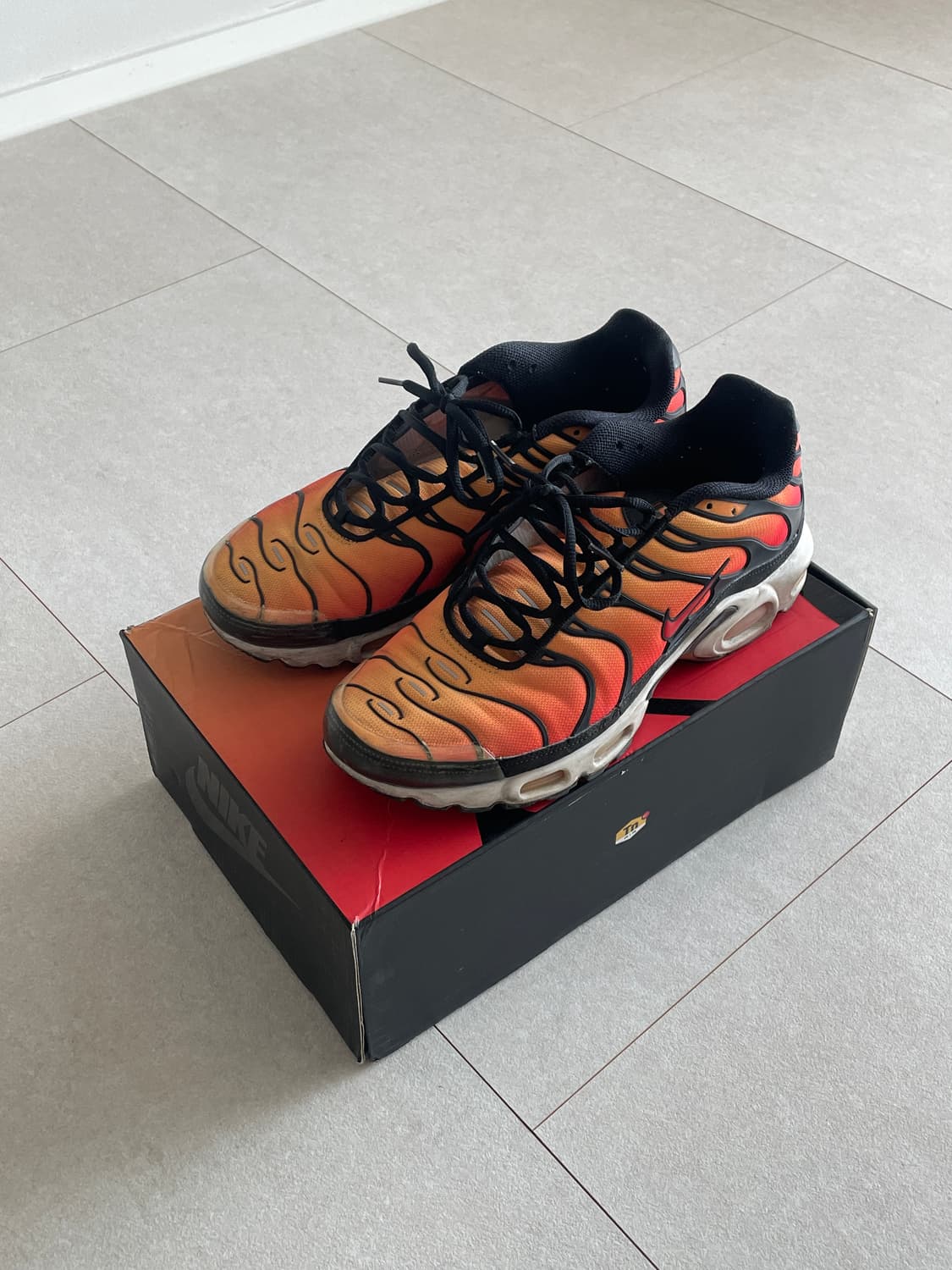 [290] 나이키 에어맥스 플러스 TN 선셋 오렌지 OG 상품이미지1