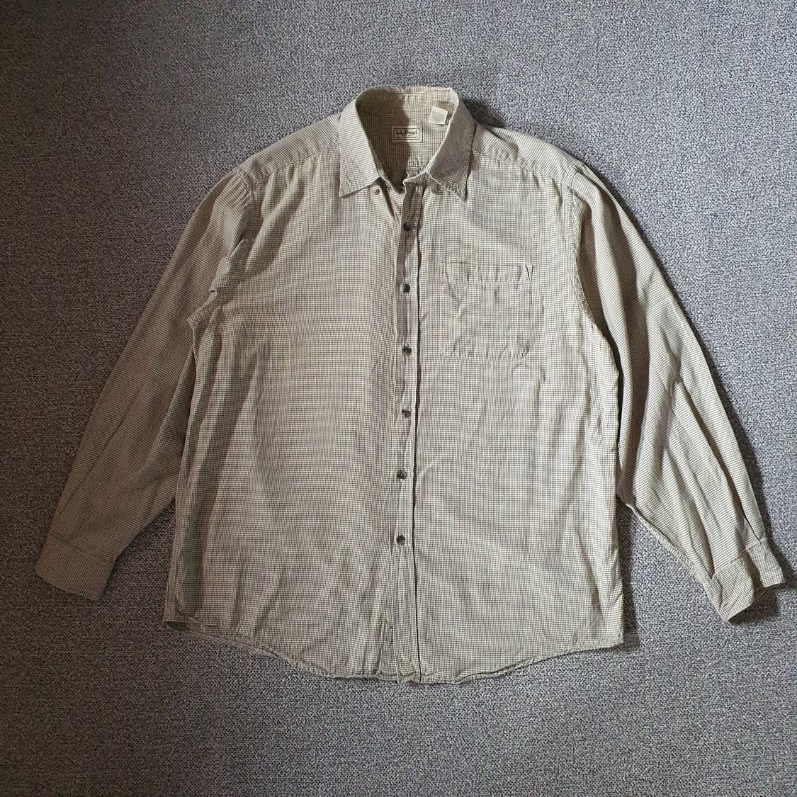 L.L.Bean 하운드 투스 체크 셔츠  no.62 상품이미지1