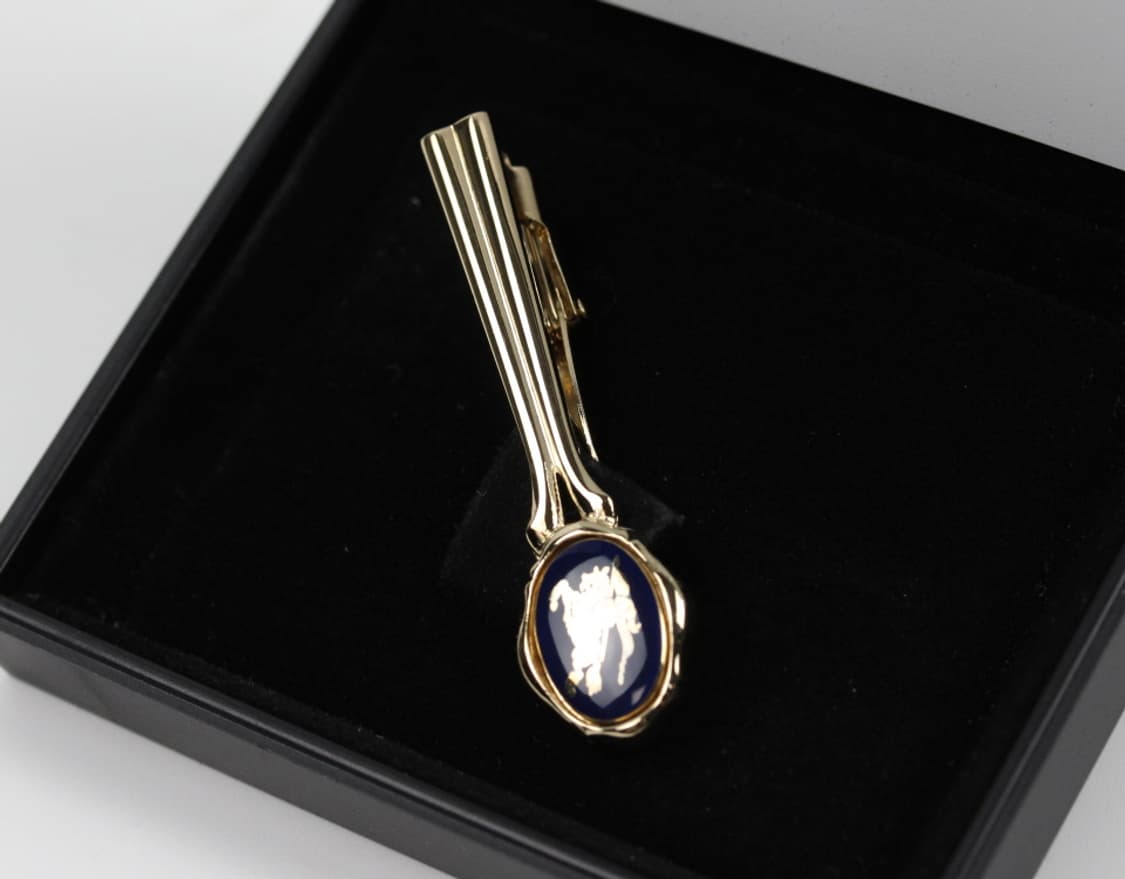 버버리 A등급 5cm 실버925 은 남자 명품 넥타이핀 상품이미지1