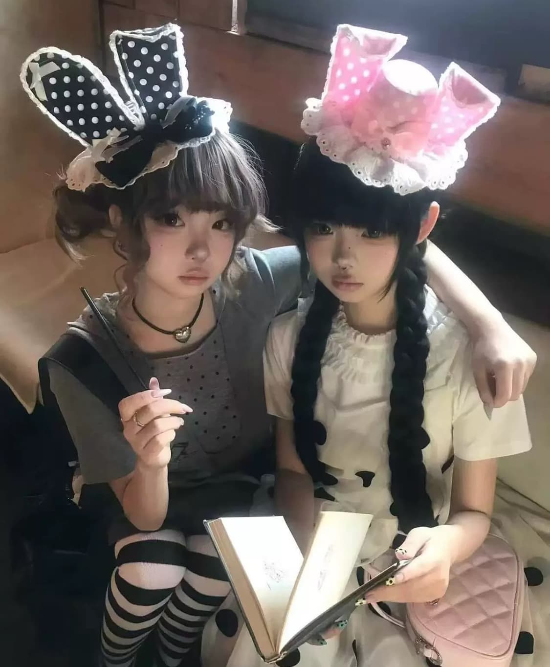 Bunny dot hat 상품이미지2
