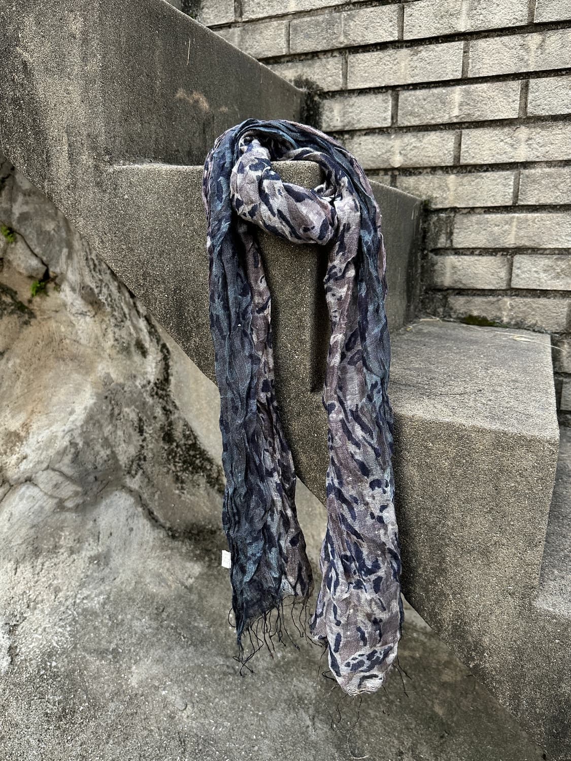 Vintage brown leopard scarf 상품이미지1