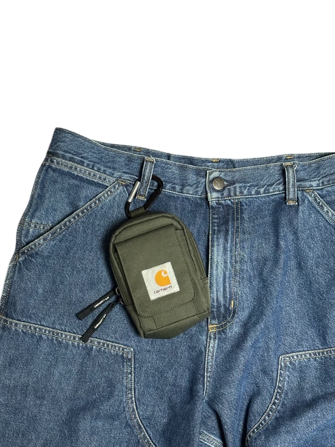 칼하트 wip 카키 카라비너 미니백 상품이미지6