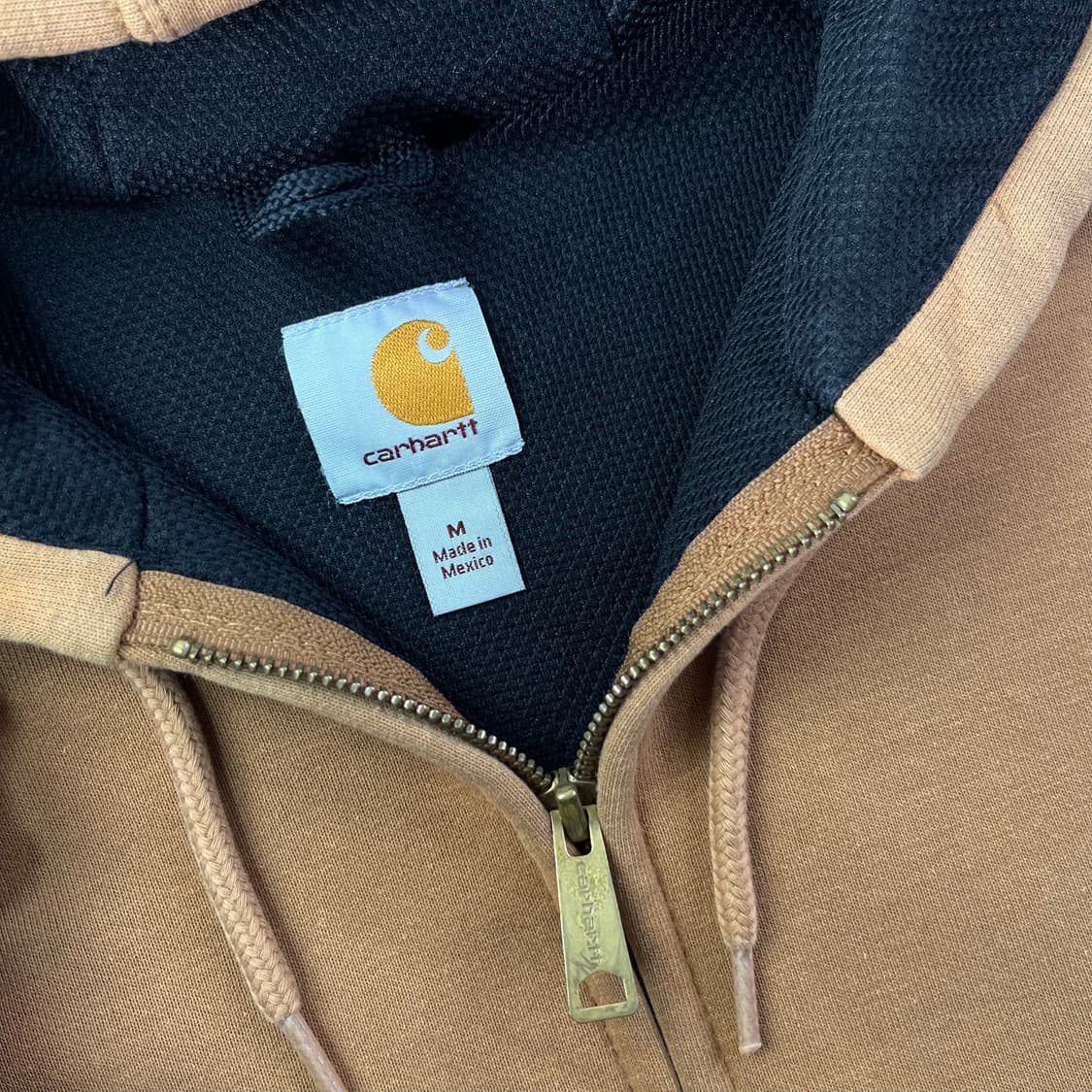 105 칼하트 베이지 써멀 후드집업 상품이미지2